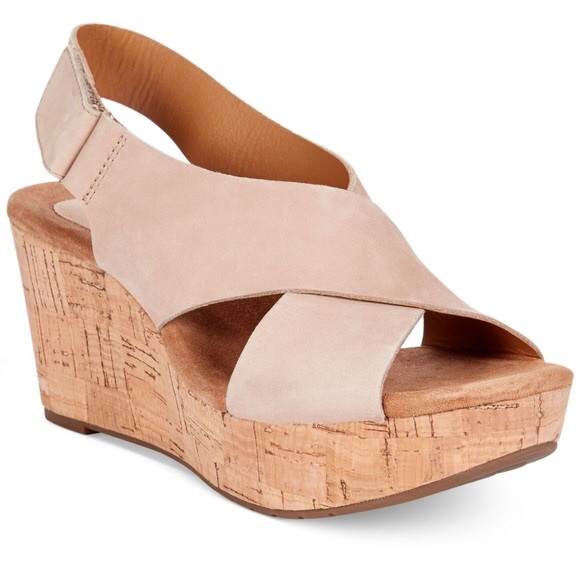 clarks women's caslynn shae wedge sandal
